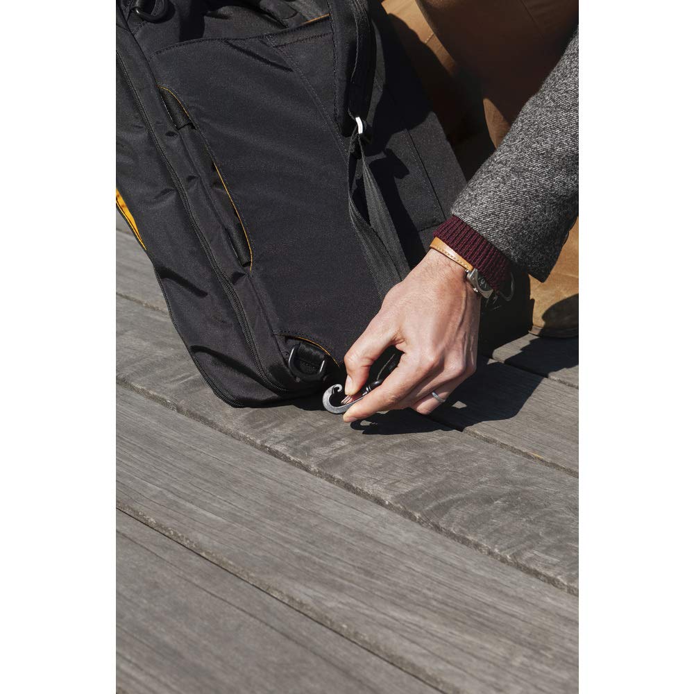 Exacompta 17734E Exactive, Borsa Zaino Nera Per Laptop 15.6 Pollici e Tablet, Poliestere di alta qualtià, Tasche Funzionali Per Riporre Vari Oggetti