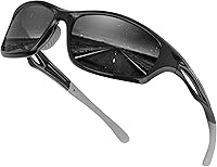 Vista 6 de Duduma Gafas de sol deportivas polarizadas para hombres y mujeres, para correr, ciclismo, pesca, golf, conducción, gafas de sol Tr90