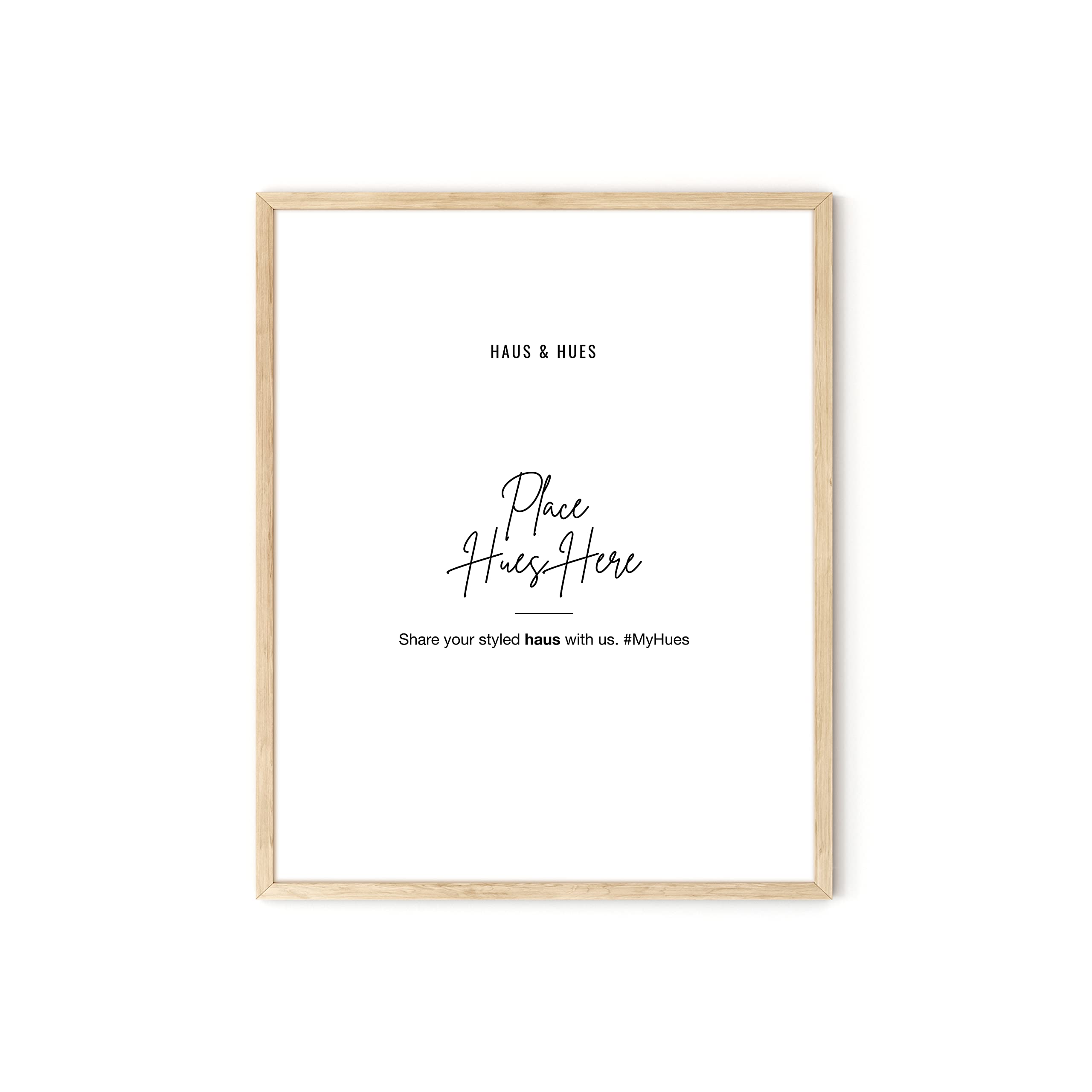 Haus and Hues 16"x20" Beige Oak Wood Frames Set of 1 - 16x20 Natural Wood Frames for Posters, 16x20 Frame Wood, 16x20 Poster Frames for Wall, 16x20 Frame Light Wood, Picture Frames 20x16 Picture Frame 16x20 Wood Frame 16x20 (Beige Oak)