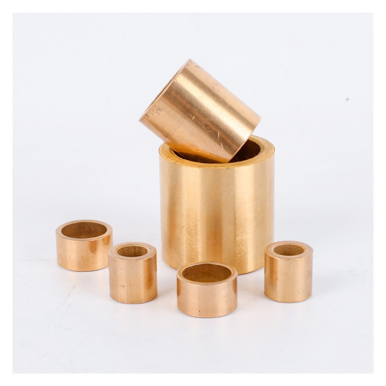 10 sztuk FU1 Fu-1 tuleja spiekana z brązu 4 mm 5 6 8 12 ID łożysko samosmarujące