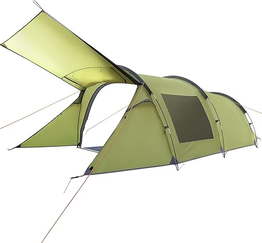 Camping Tents, HIKERBRO Family Tent with 2 Rooms, 3 Persons Motorcycle Tent...