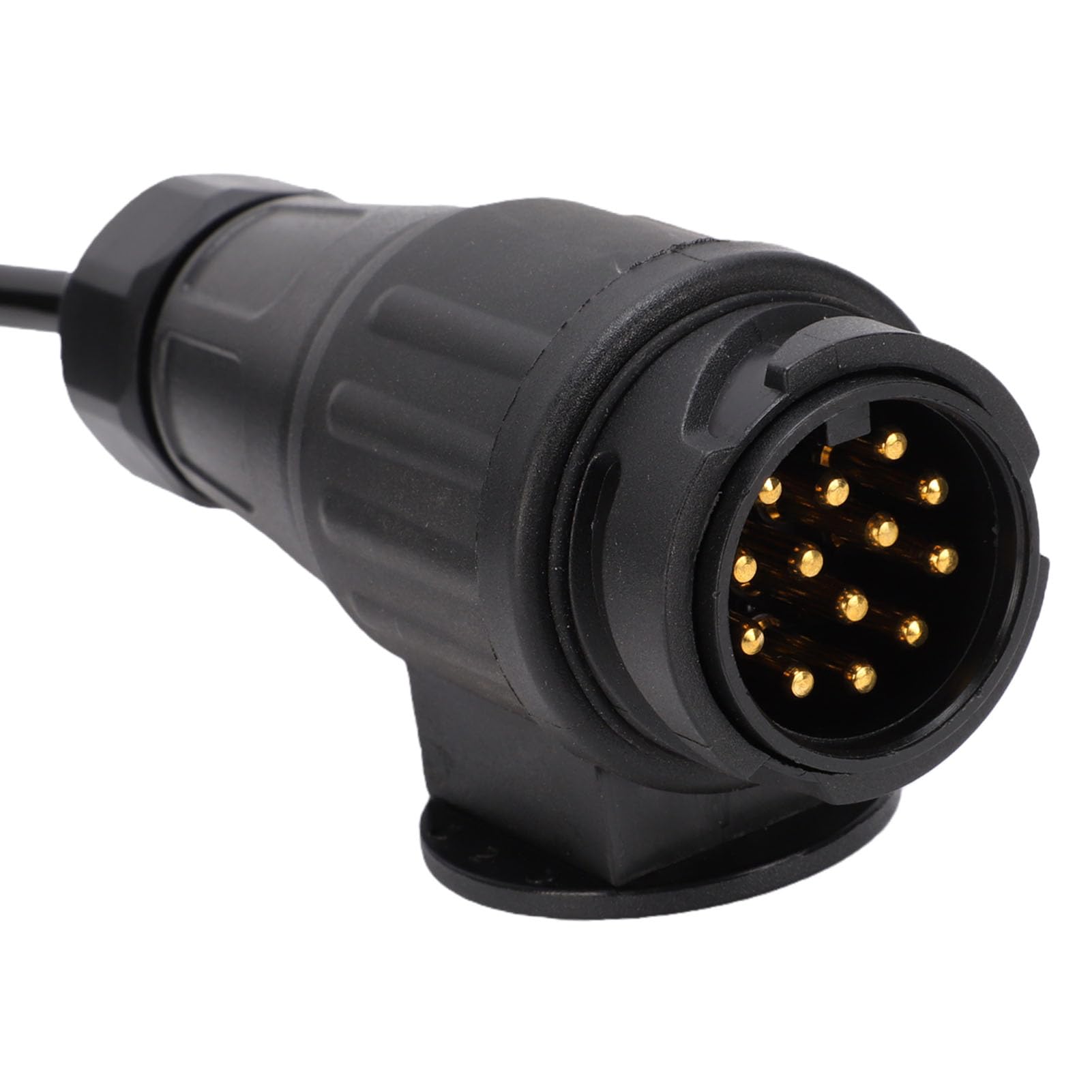 Fabater 7-Wege-Anhängerstecker-Kabelbaum, 9,84 Fuß 13-poliges auf 7-poliges Anhänger-Verlängerungskabel, Universeller Kabeladapter mit Plug-and-Play-Installation für Anhänger, Wohnmobile, LKWs,