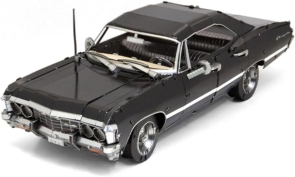 Metal Earth 1967 Chevy Impala Black 3D Metal Model Kit Fascinations