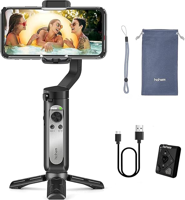 hohem iSteady X2-3-Axis Smartphone Gimbal Stabilizer for iPhone 12 11 Pro Max for Samsung S20 for Vlog YouTube Live Video Record Handheld folded gimbla stabilizer