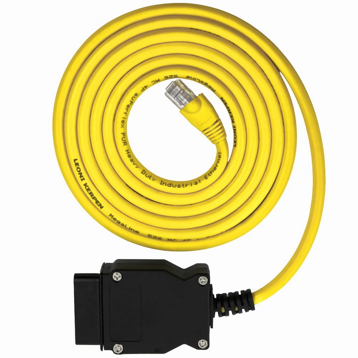 Connect Cable Compatible for ODB2 Ethernet ENET Rj45 OBD Interface Cable Coding F-Series