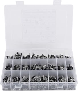 960pcs Transistors Assortment Kit, 24 Values BC327-S9015 PNP Silicon Transistors Set for Electronic Professionals or Enthusiasts