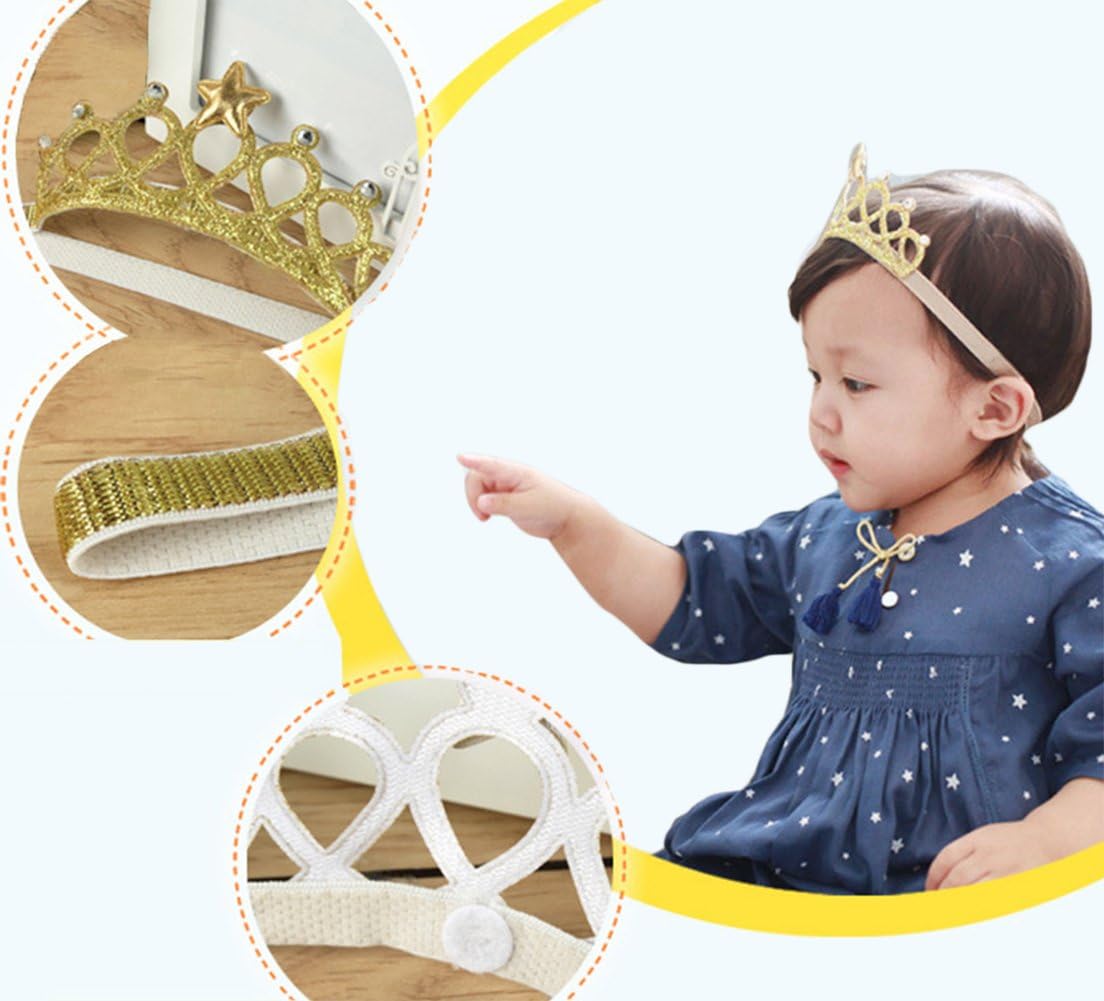 DANMY Baby Girl Super Elastic Headband Toddler Hair Band Soft Headwrap Crown Children Hair Accessories - Image 5