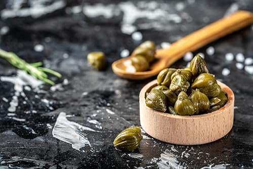 Miniatura 9 de Sanniti Capotes de alcaparras españolas en vinagre y salmuera de sal - 33.5 oz