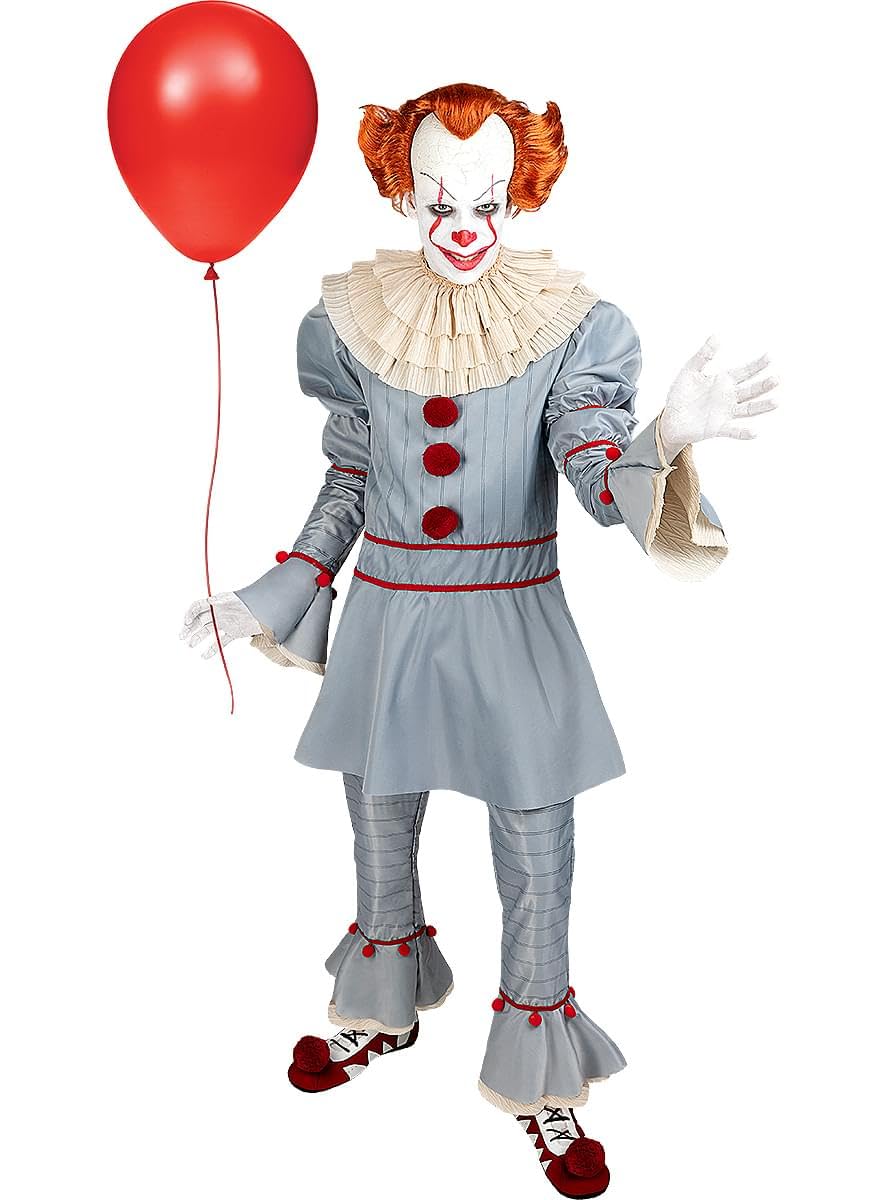 Déguisement Funidelia Funidelia | Perruque De Grippe-Sou - Ça 100% OFFICIELLE Pour Femme Et Homme Pennywise, Films De Masque ça Le Clown