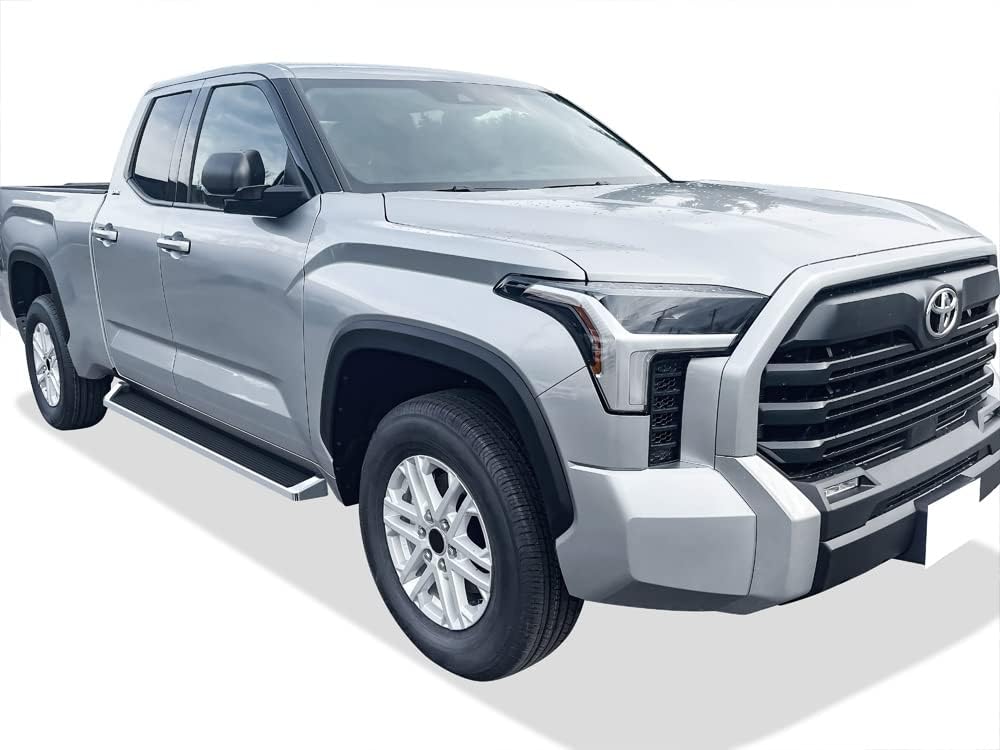 APS Running Boards Style Compatible with Toyota Tundra 2022-2026 Double Cab (Nerf Bars Side Steps Side Bars)