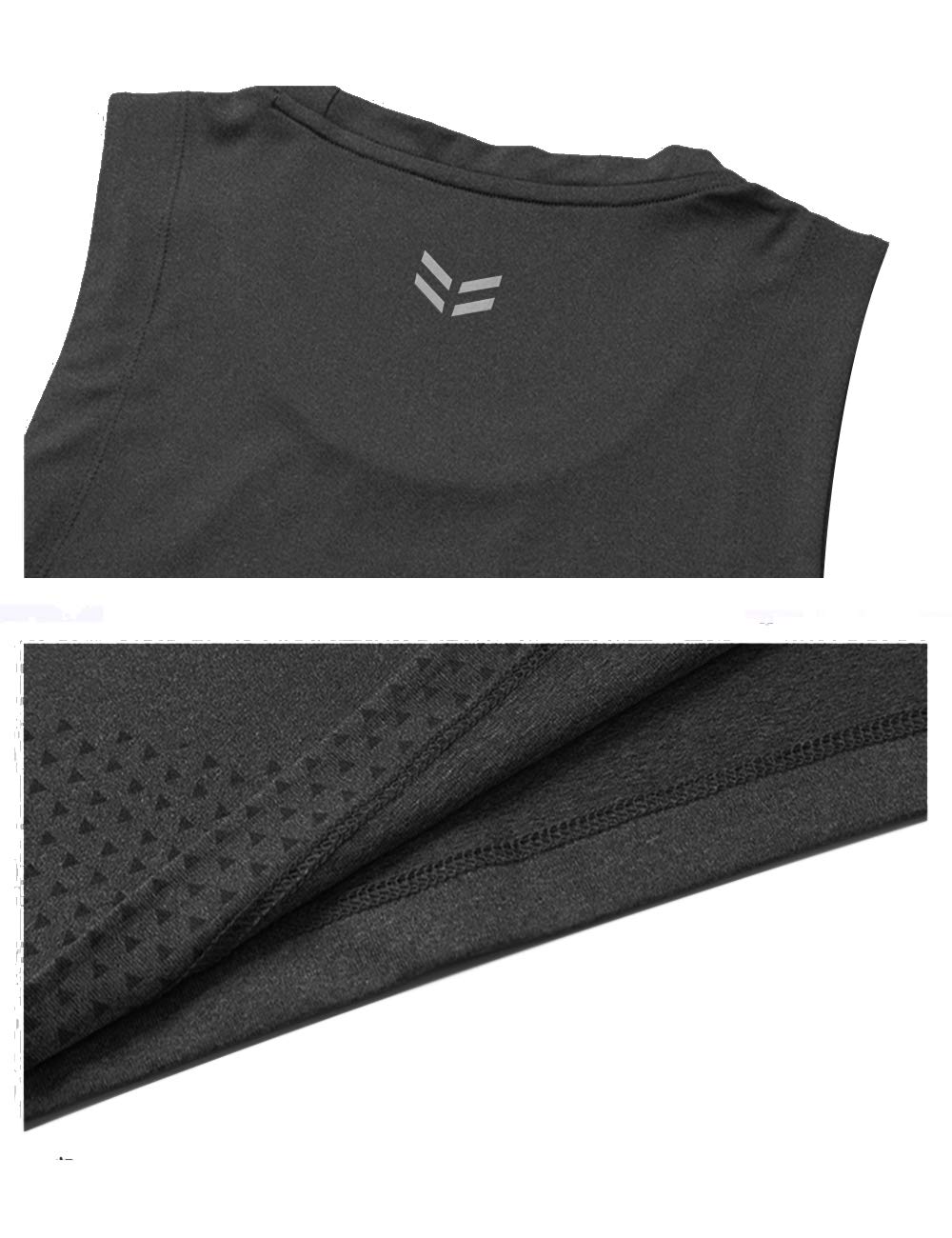 GYMAPE Canotte da Allenamento atletiche da Uomo Canotte da Corsa muscolose Senza Maniche Allenamento Asciugatura Rapida Gym Activewear