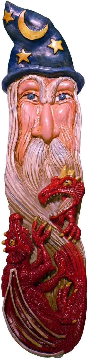 Wonderland Dragon Blood Wizard and Twin Dragons - Stick Incense Ashcatcher-Burner by Nose Desserts Brand