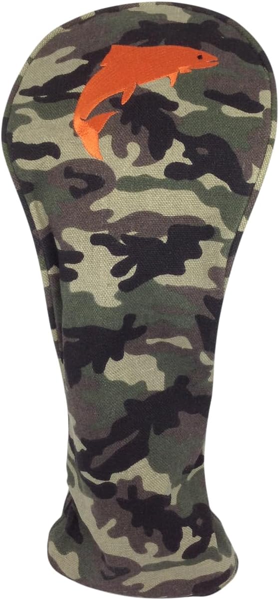 Camo Embroidered Driver Headcover by ReadyGOLF - Fishing