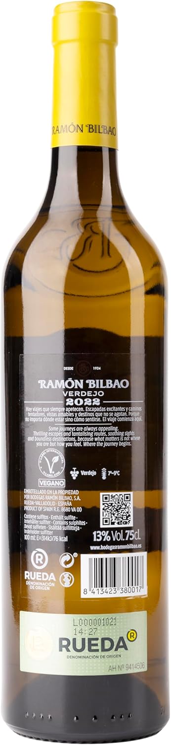 Ramón Bilbao Verdejo - 75 cl 750 milliliters Ramon Bilbao Verdejo - 75 cl.