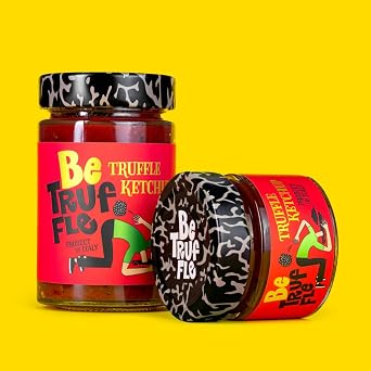 Be Truffle - Black Truffle Ketchup 200g - 100% Made in Italy - Vegan, Cholesterol-Free, Gluten-Free