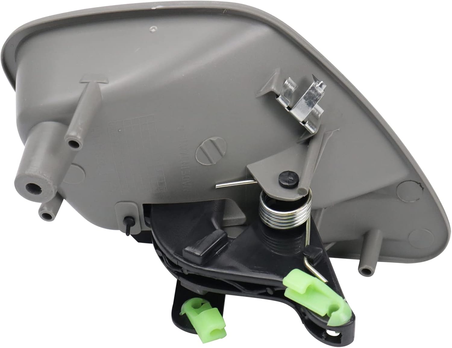 TRQ Driver Side Interior Door Handle Gray Housing with Black Lever Compatible with 1999-2004 Jeep Grand Cherokee