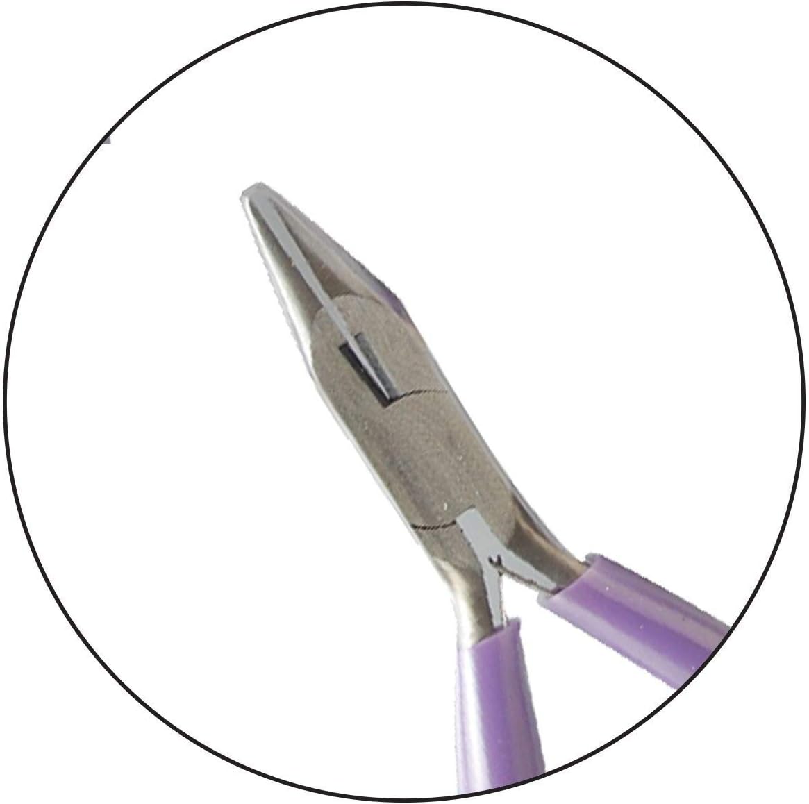 Vaessen Creative Set of 5 Pliers for Jewellery Making and DIY Crafts - Round Nose, Side Cutter, Bent Nose, Flat Nose, Flat Nose Cutter