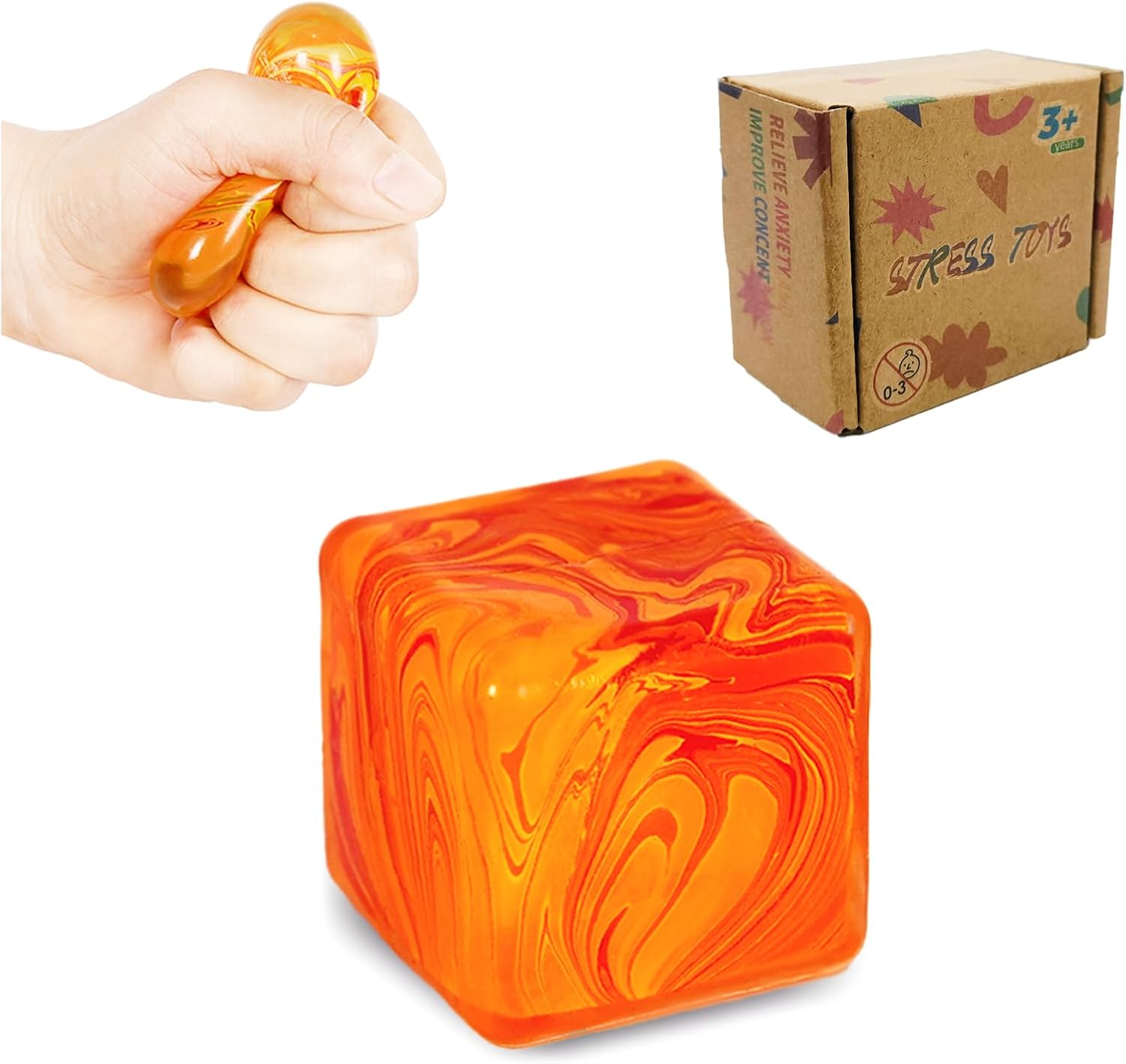 3-Pack 3.5cm Squishy Squeeze Toys – Stress — image 11