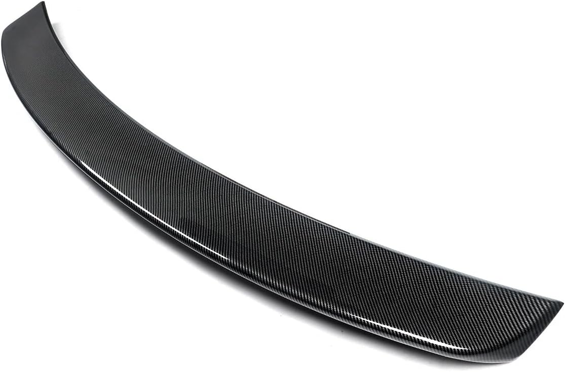 Rear Trunk Lip Spoiler Wing Fit for Chrysler 300 300C 300S 2011-2023 Tail Lid Accessories (Carbon Fiber Print)