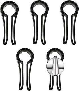 Serrures de Bouton de Cuisinière, Barrières de Protection pour Cuisinière Sécurité Enfant, Sécurité enfant - Couvercle de bouton pour Empêcher les Enfants et les Animaux de Compagnie（5 pcs)