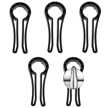 Stove Knob Safety Covers for Child, Gas Stove Knob Locks, Oven Lock Child Safety Stove Guard Black, Stove Knob Safety Cover for Child and Pet (5 Pack)