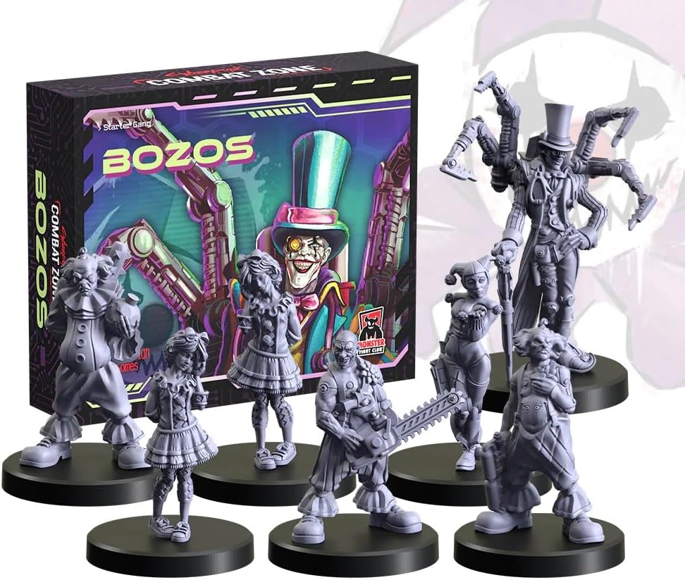 Monster Fight Club Cyberpunk: Combat Zone - Bozos Starter Gang
