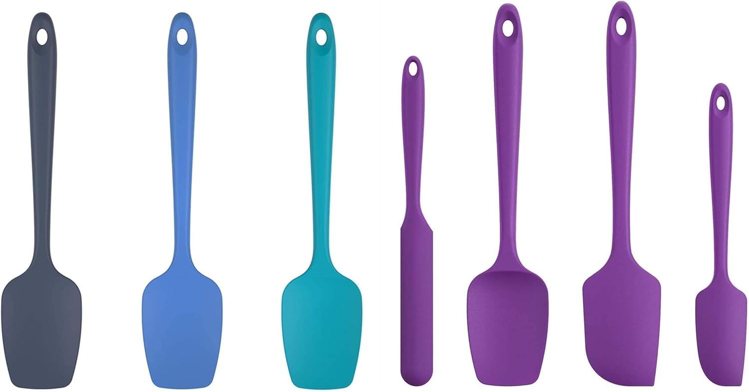 U-Taste 600ºF High Heat Resistant Flexible Silicone Spatula Rubber Scraper, Cooking Mixing Baking Utensils