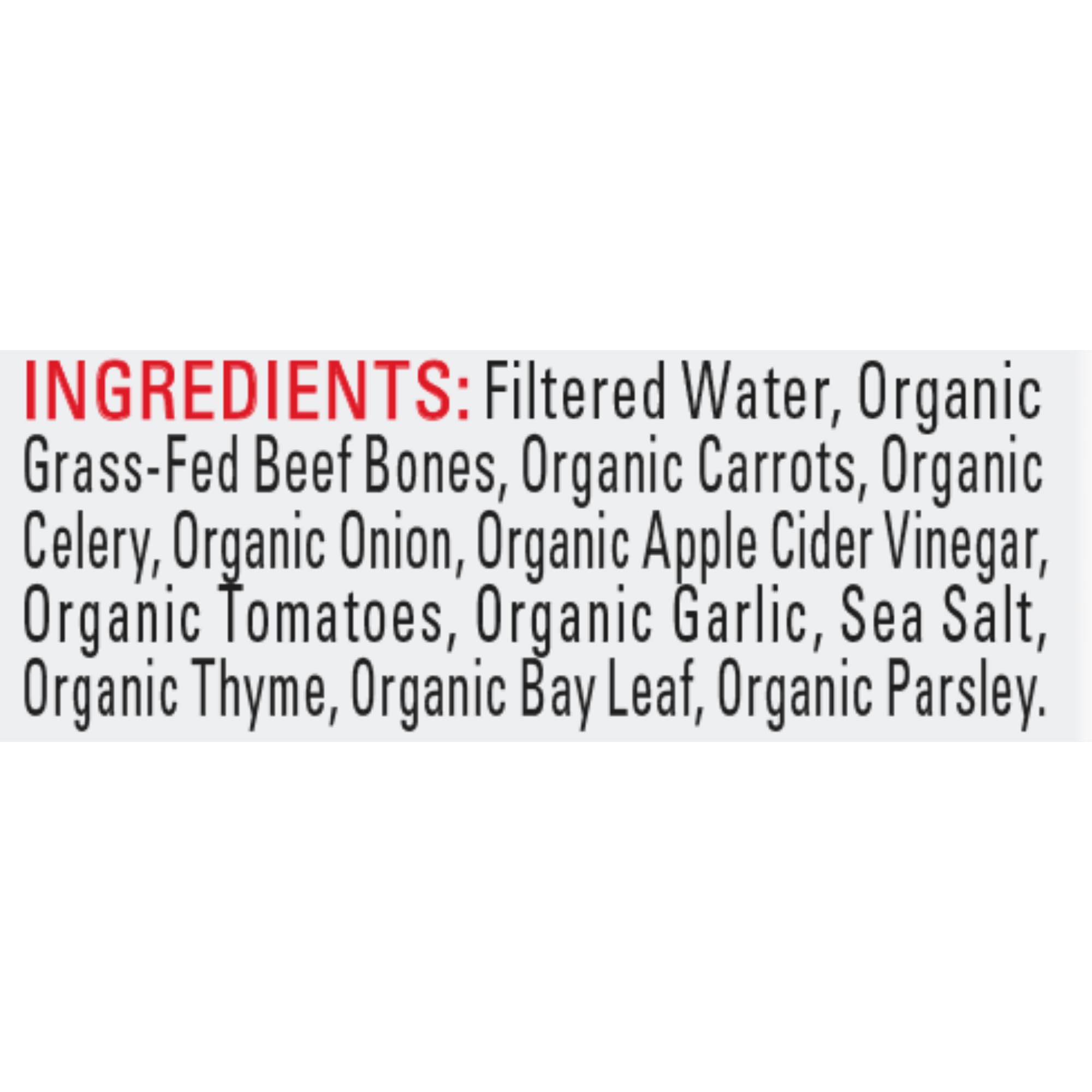 Bonafide Provisions Fresh Organic Beef Bone Broth, 16.9oz - 6 Pack thumbnail 6