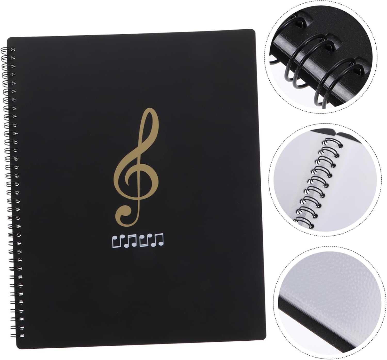 Abaodam File Storage Pages Sheet Music Holder Sturdy Shell Unique Cover Design image 2