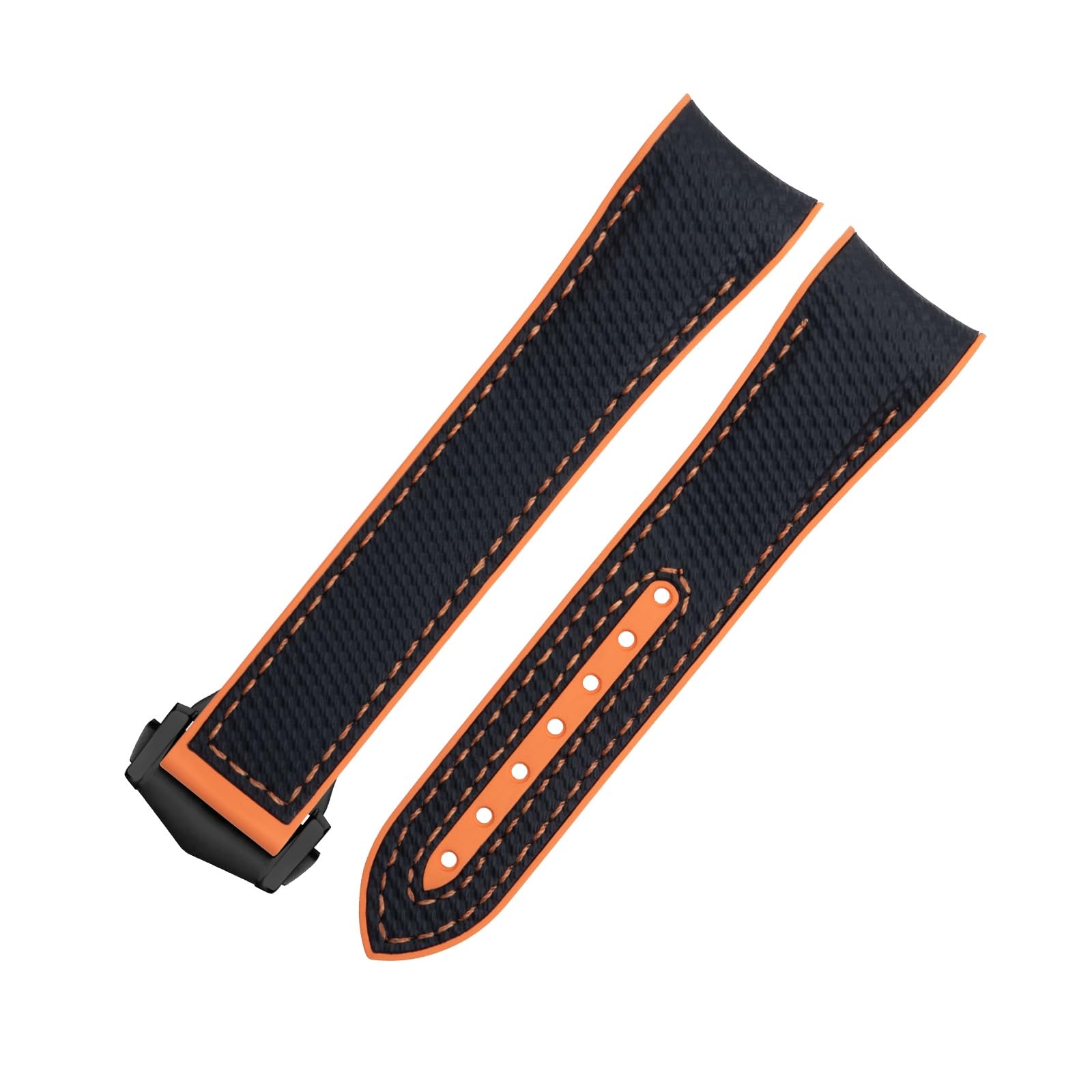 Bracelet FKM Omega Seamaster 600 avec boucle déployante luxe - 8