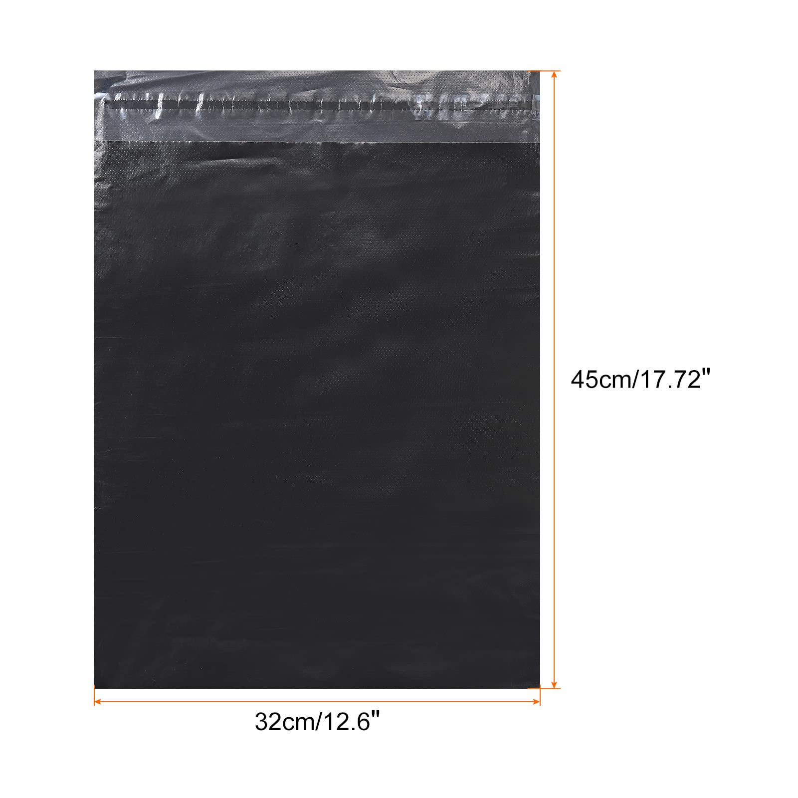 PATIKIL Polietileno Remitente Envío Bolsas 12.6x15.75 Pulgadas Auto Sello Adhesivo Impermeable Resistente Envío Sobres Bolsas para Ropa Pequeños Artículos Negro 200 Paquetes