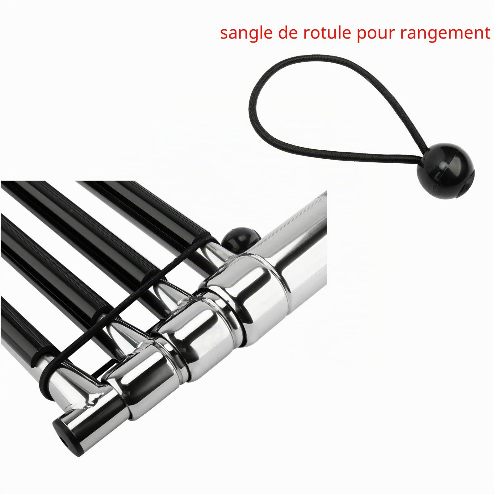 Amarine-made Échelle de Bateau Extensible en Acier Inoxydable 4 marches