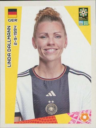 2023 Panini FIFA Women's World Cup Stickers #522 Linda Dallmann Germany Mini Sticker Soccer Futbol Trading Card