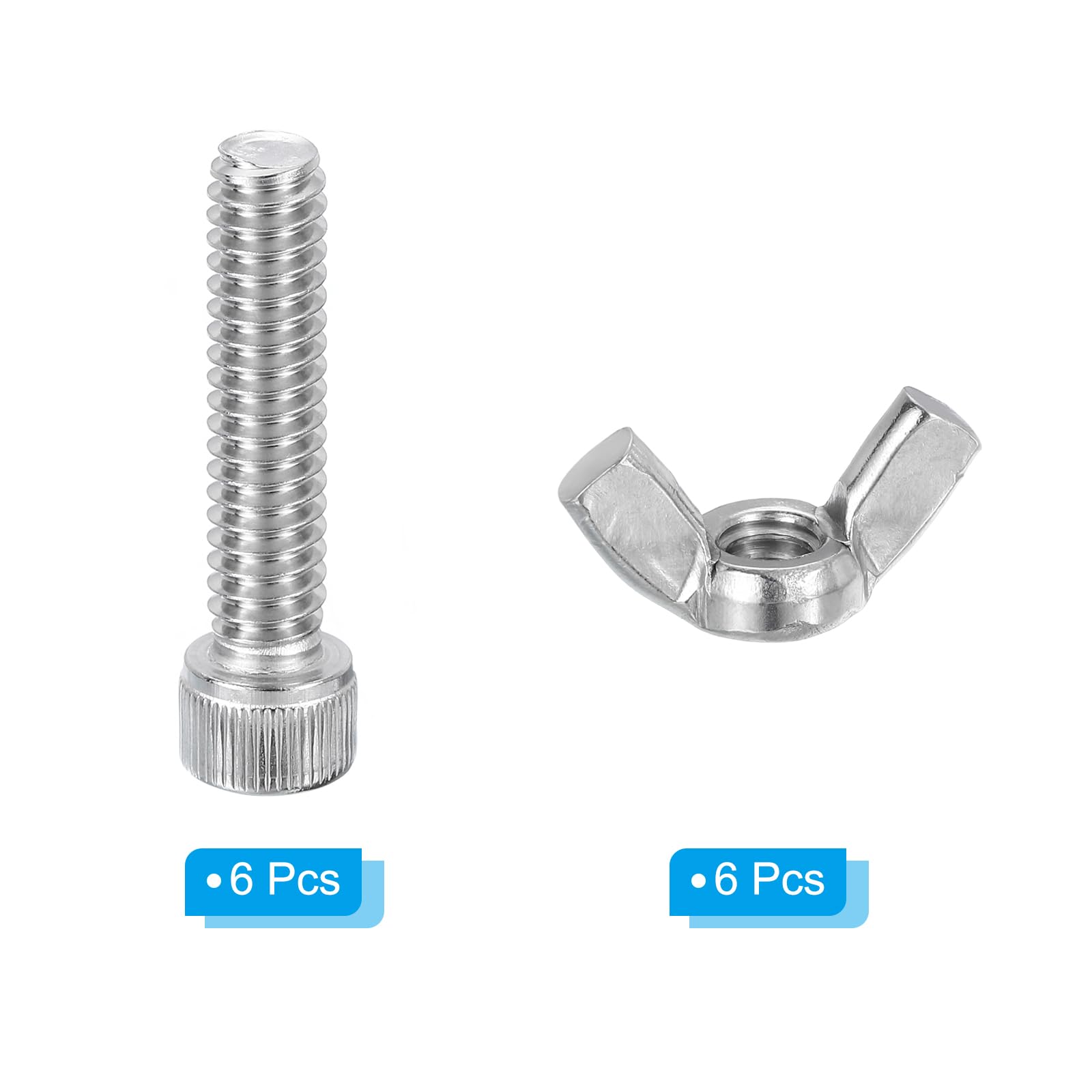 PATIKIL 1-1/8" Bat Pins, 6 Sets 304 Stainless Steel Pottery Pins Fits Any Standard Throwing Wheel Head Ceramic Bat - Image 3