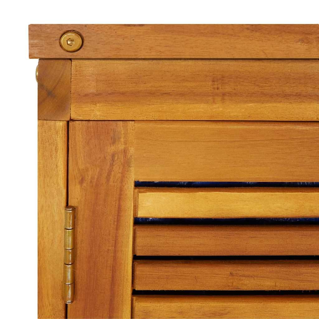 Cassapanca da giardino, 70 x 87 x 104 cm, in legno massiccio di | contenitore per esterni, per cuscini, coperte, con porte, sacchetto impermeabile, istruzioni di montaggio (lingua italiana
