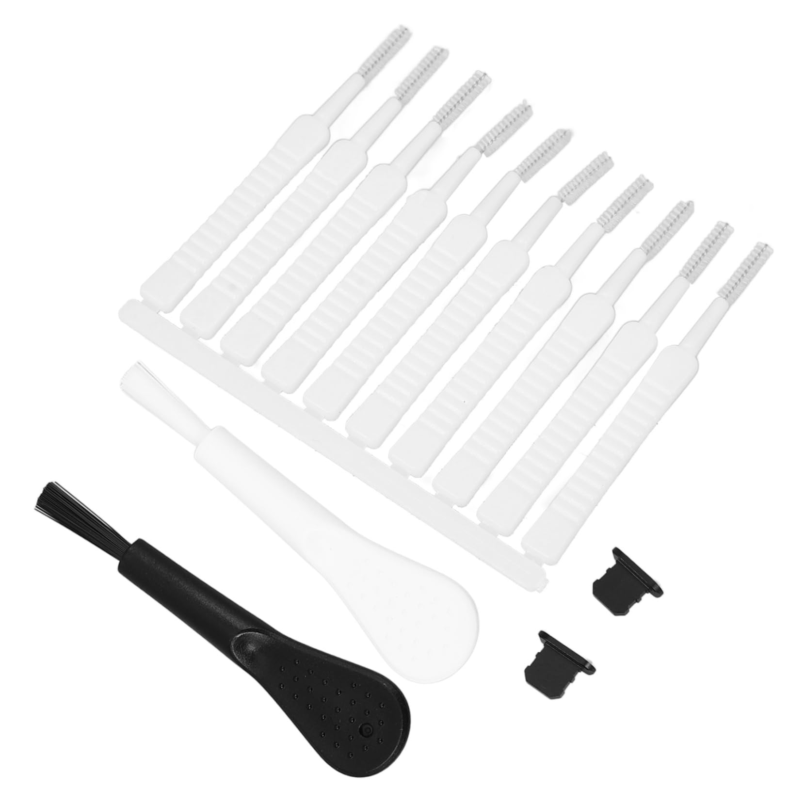 TEHAUX Multi-Function Phone Charging Port Cleaner Type-c Device Tool Set Headphone Jack Removal Charging Port Cleaner Microphone Dust Plug for Smartphones Tablets