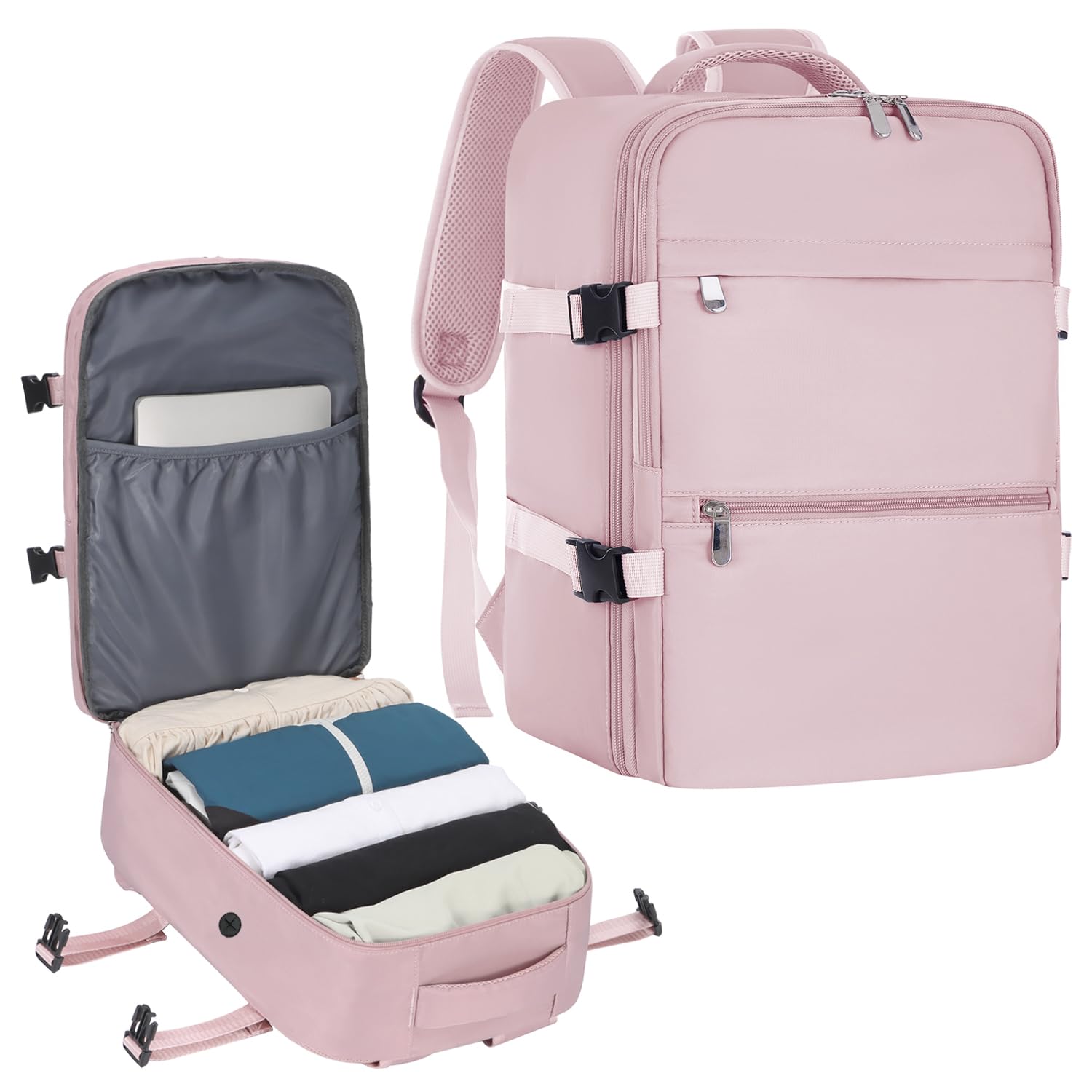 für Easyjet Handgepäck 45x36x20 Laptop Rucksack Reiserucksack Handgepäck Tasche Rucksack 15.6 Laptop Backpack Tarvel Backpack für Herren Damen