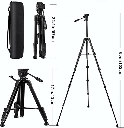 Miniatura 4 de LCNCY Trípode de disparo para caza en V Yoke, rotación de 360 de aluminio de 5 secciones ajustables con adaptador, perfecto para rifle, caza,