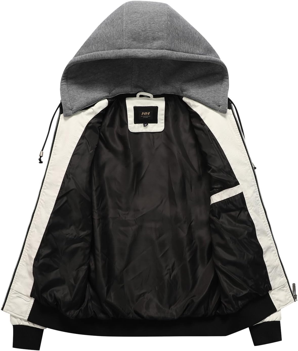 ワークマン プラス メンズ 野球パーカー レザーライダースジャケット