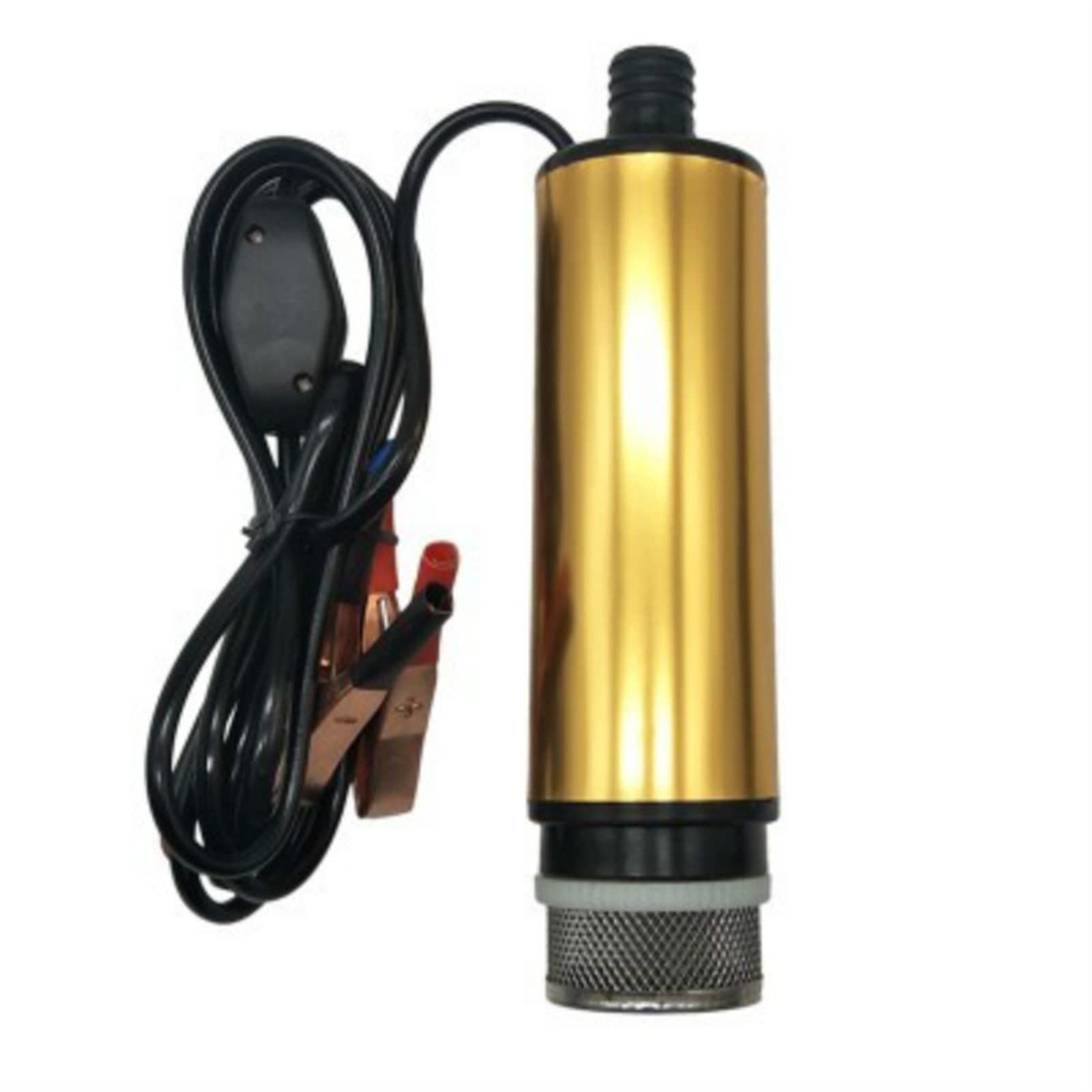 Mini Bomba pequeña Bomba de Aceite de 12 V Bombeo Sumergible Bombas Diesel Flujo de 30 l/min 5m Cable de alimentación Mini Campo de Campo for Bomba de Agua 12V