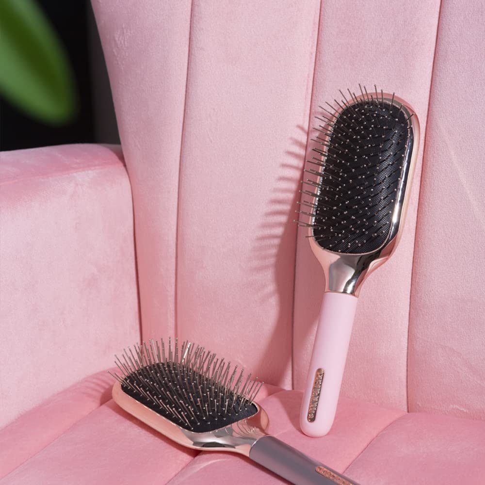 Melbang Haarbürste für dickes, lockiges, dünnes, langes, kurzes, nasses oder trockenes Haar, verleiht Glanz und macht das Haar glatt, Paddel-Haarbürste für Männer, Frauen, Kinder
