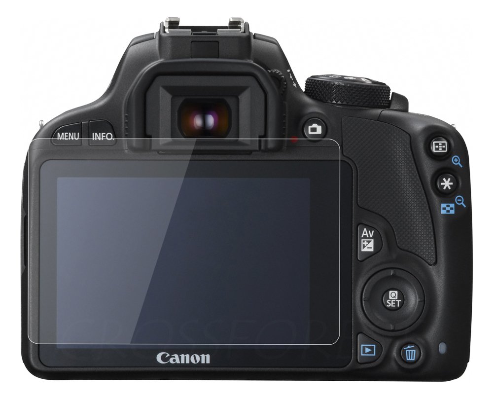 Amazon | クロスフォレスト Canon EOS Kiss X7 用 ガラスフィルム 液晶