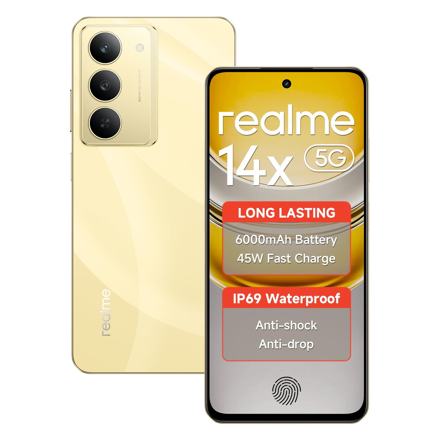 realme 14X Smartphone 5G 6GB RAM 128GB ROM 6.67