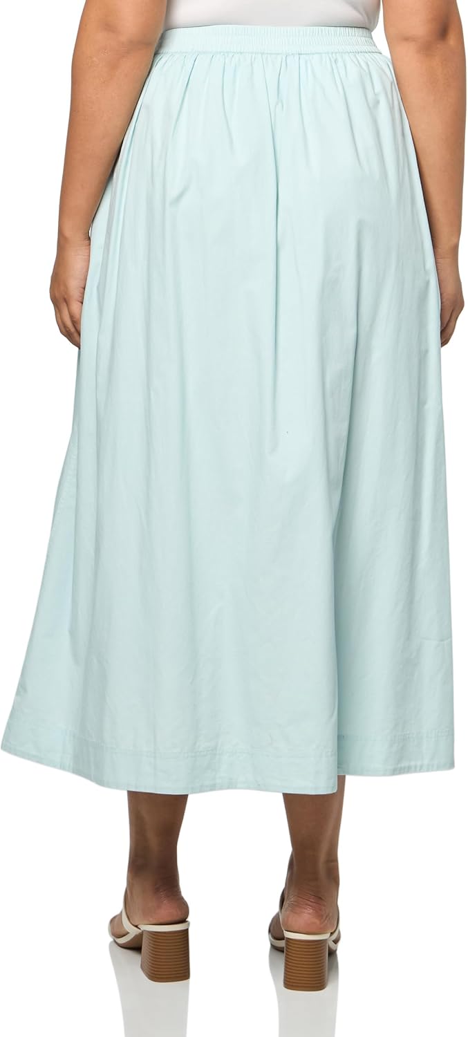 BOSS Women's Cotton Poplin Maxi Skirt - Image 2