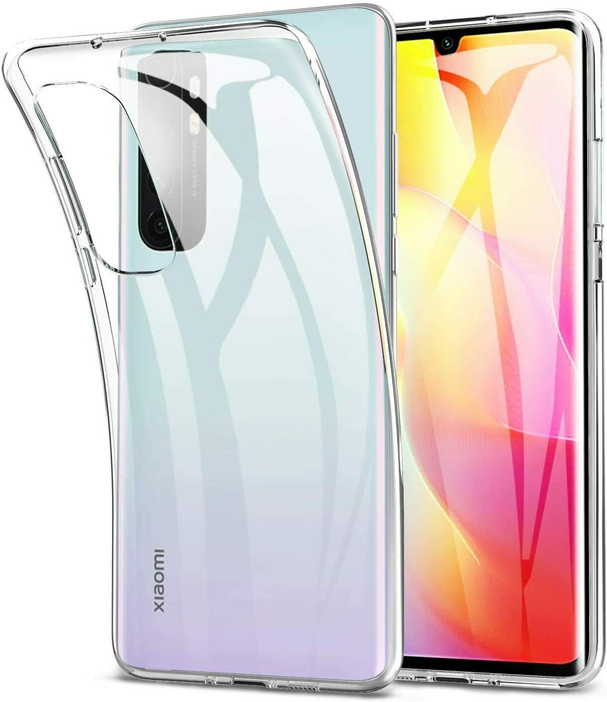 Cover Captor Trasparente Per Xiaomi Mi 10T / Mi 10T Pro - Custodia Sottile TPU Antiurto, Bordo Rialzato, Anti-ingiallimento