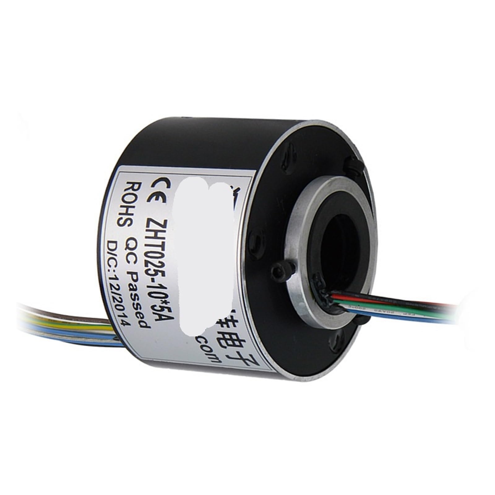 Bague collectrice traversante 5A 10 voies 25 mm ID