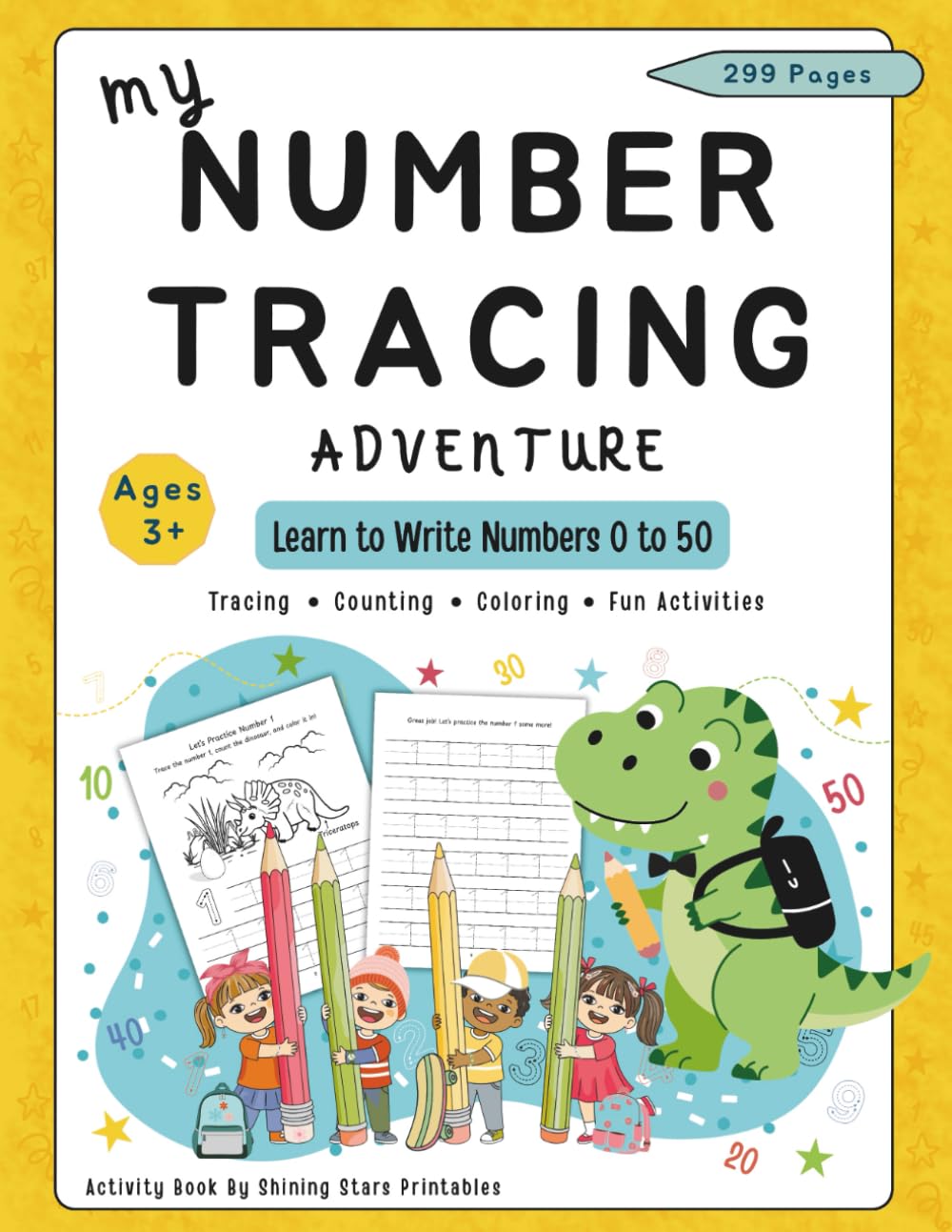 My Number Tracing Adventure: Learn to Write Numbers 0 to 50