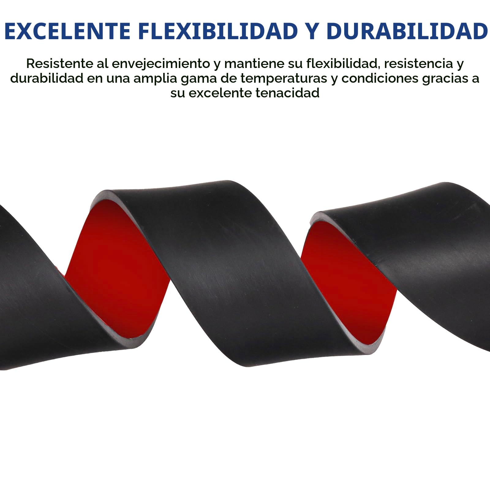 Plancha Goma Adhesiva Rollo de Caucho Neopreno 25mm x 1.5mm x 3m Antivibración Antideslizante