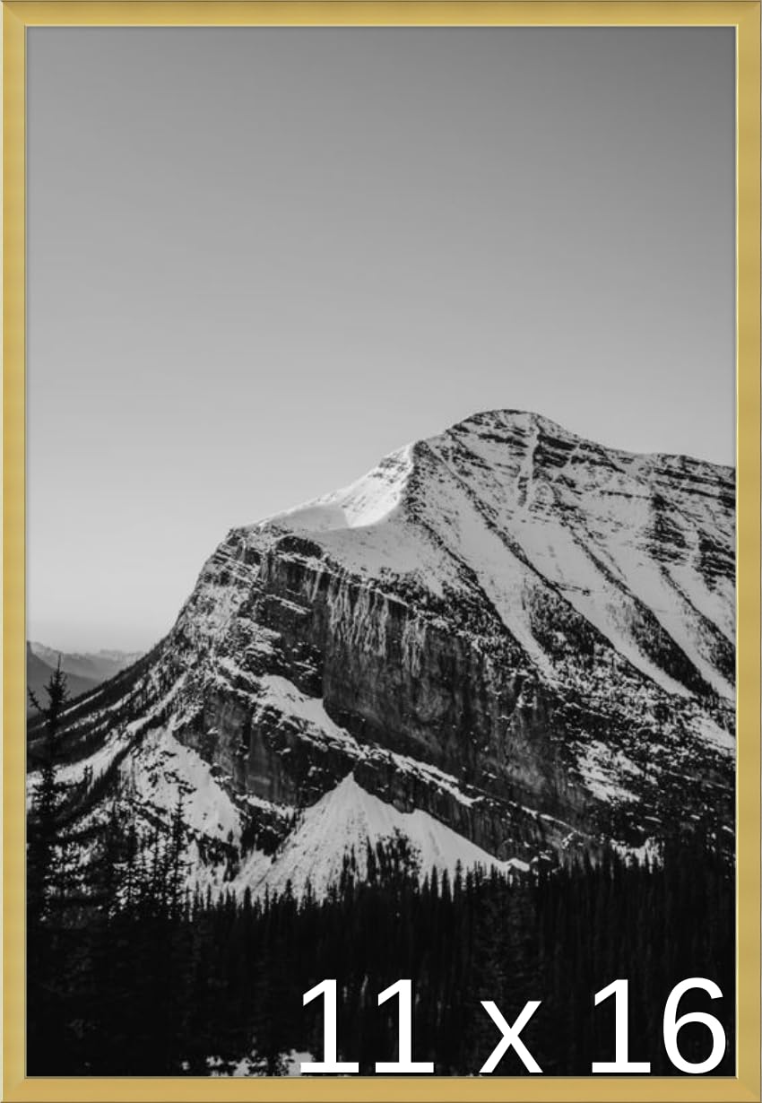 Frame It Easy 11 x 16 Gloss Gold Metal Frame (Ashford)