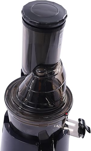 Miniatura 5 de Máquina exprimidora lenta, máquina eléctrica de extracción de jugo con función inversa para cítricos, naranja, frutas y verduras con motor